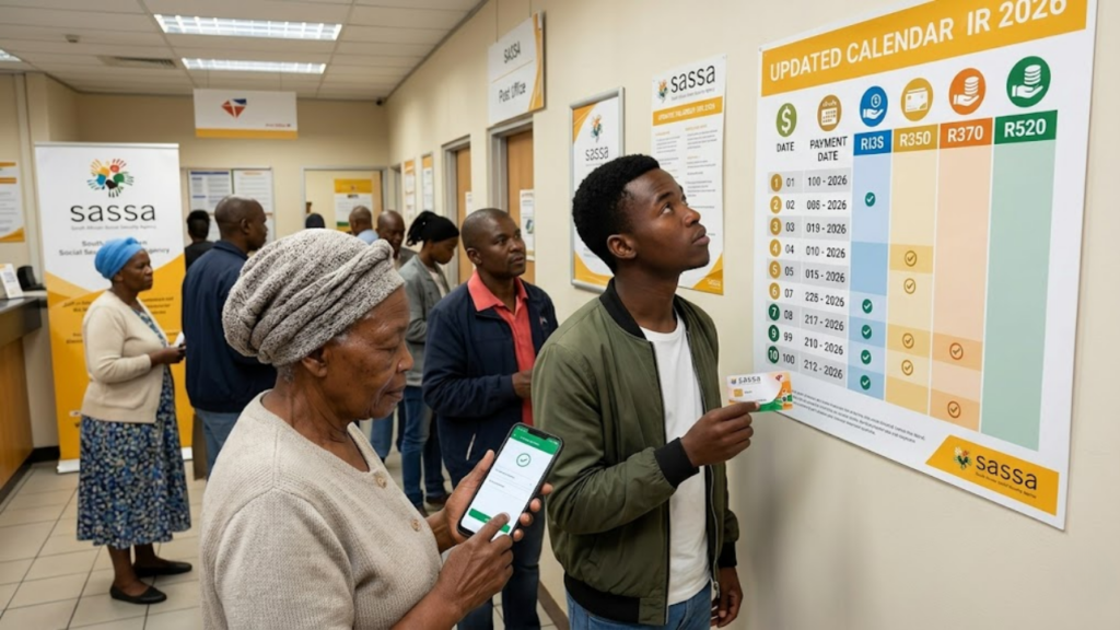 SASSA Grant Payment Dates 2026: R350 R370 R520 Schedule Updated With Tracking Steps Grant Recipients Must Follow